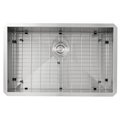 Nantucket Sinks 28 Inch Pro Series Large Rectangle Single Bowl Undermount Zero Radius Stainless Steel Kitchen Sink ZR2818-16